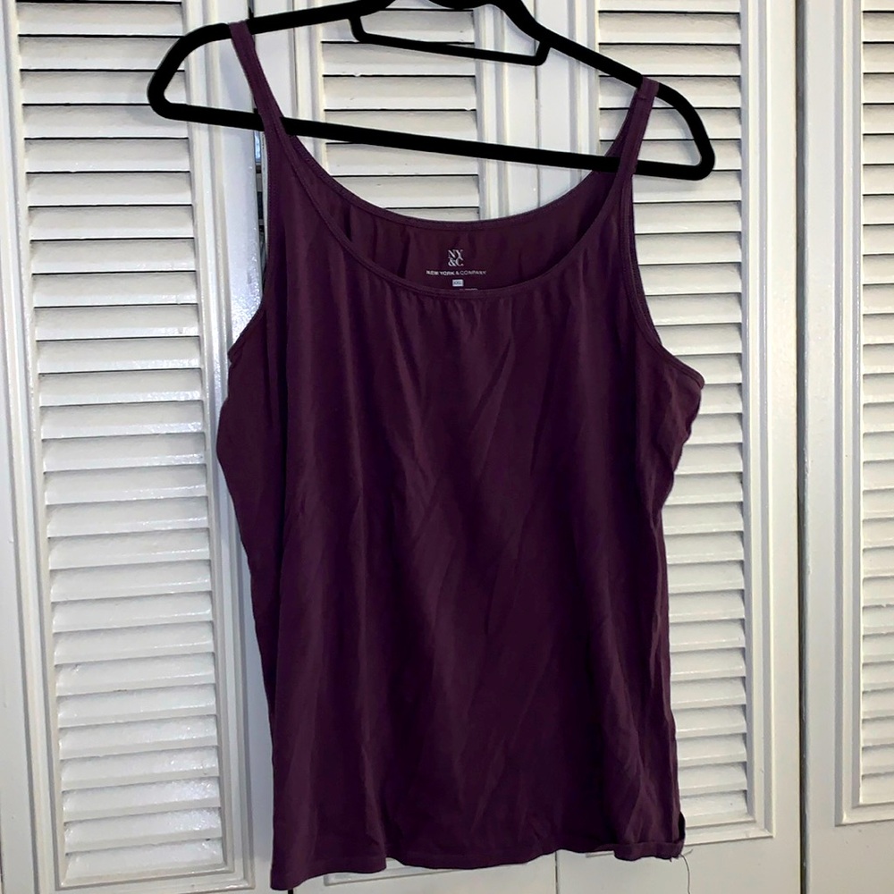 NWOT NY & Co Purple Tank